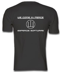 Back of the Esperide Software Tee-Shirt